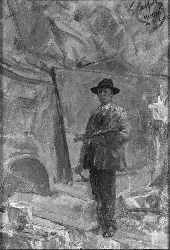 Autoritratto - Museo Amos Cassioli, Asciano, Siena